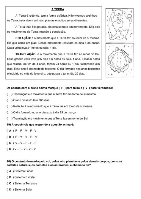 Atividade Integrada Portugu S Matem Tica Geografia E Ci Ncias