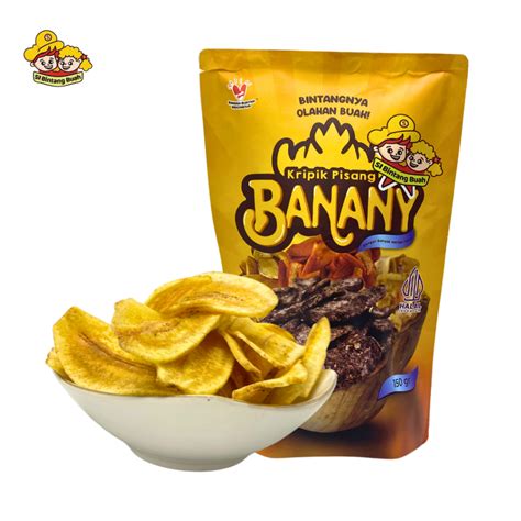 Jual Rasa Original Banany Keripik Pisang Kepok Kemasan Pouch Si