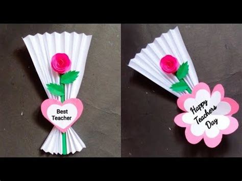 Happy Teachers Day Card Idea At Home Gift For Teachers Easy And