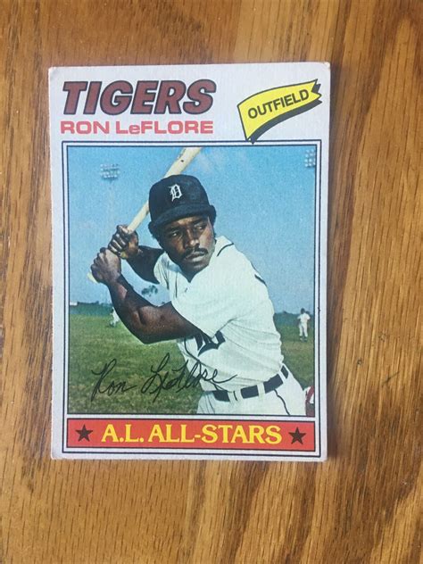 1977 Topps 240 Ron LeFlore TIGERS EBay