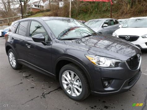 Meteor Gray Mica 2014 Mazda Cx 5 Grand Touring Awd Exterior Photo