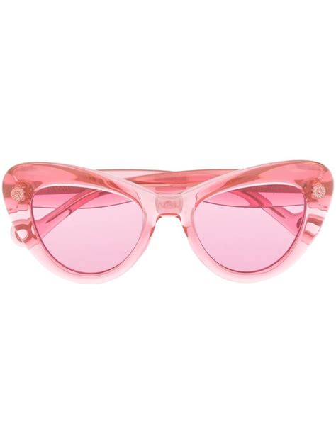 Lanvin Oversized Cat Eye Sunglasses Farfetch