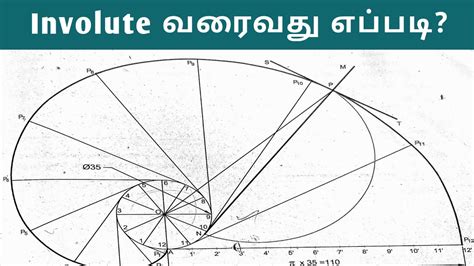 How To Draw Involute In Engineering Graphics Drona Walkover