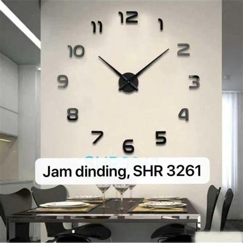 Jual Shenar Jam Dinding Tempel Tembok Besar D Giant Big Wall Clock Diy