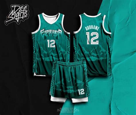 Basketball Esperanza 01 Jersey Free Customize Of Name And Number Only