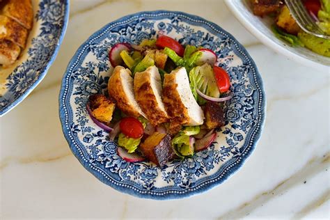 Roasted Chicken Fattoush - Maureen Abood