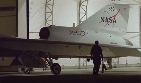 NASA Officially Unveils Son Of Concorde X 59 Quiet Supersonic Plane