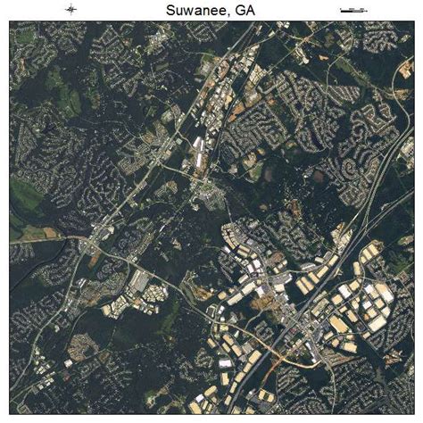 Aerial Photography Map of Suwanee, GA Georgia