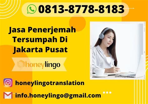 Jasa Penerjemah Tersumpah Di Jakarta Pusat Honey Lingo Flickr