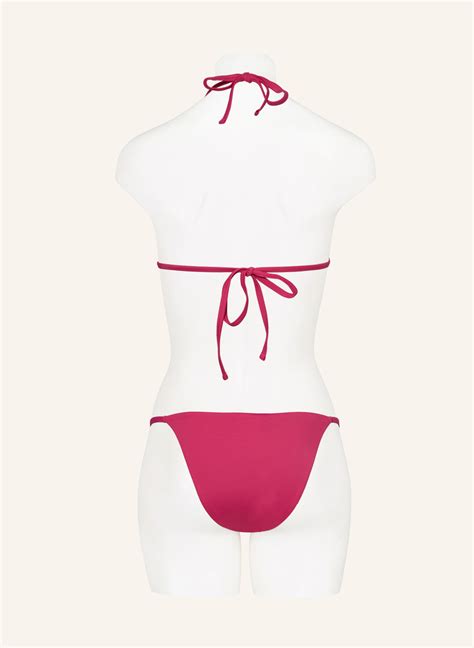 VERSACE Triangel Bikini Top In Pink