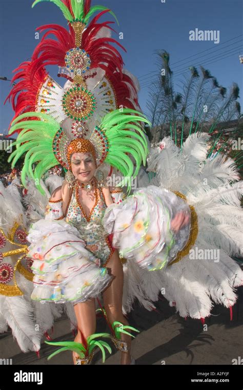 Spain,Tenerife, Canary Islands, costume, Woman in carnival costume ...