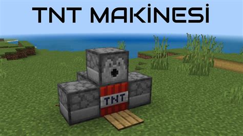 Minecraft ta TNT Makinesi nasıl yapılır Köy Patlattım YouTube