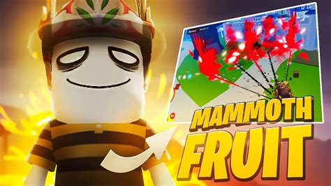 UPDATE 20 MAMMOTH FRUIT REVEALED Roblox Blox Fruits YouTube