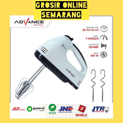 Jual Advance Hand Mixer Mx 133 Alat Pengaduk Dengan 7 Kecepatan