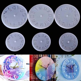 Diy Rel Gio Rel Gios Molde De Silicone Ep Xi Gesso Shopee Brasil