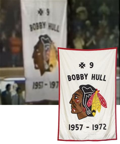 Lot Detail Original Bobby Hull Signed Chicago Blackhawks Number