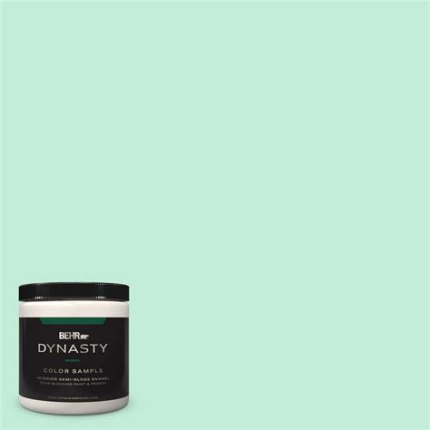 BEHR DYNASTY 8 Oz 470A 2 Seafoam Pearl Semi Gloss Enamel Stain