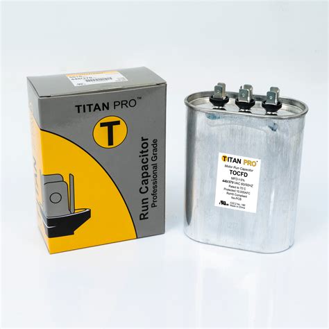 Titan Pro Run Capacitor Mfd Volt Oval Packard Online