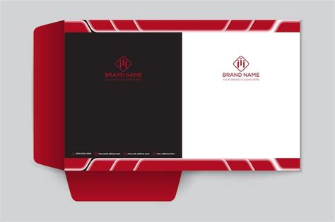 Premium Vector Real Estate Presentation Folder Design