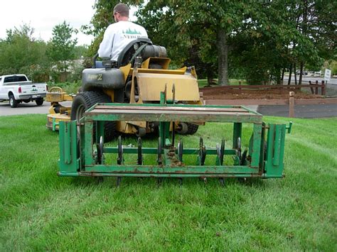 Core Aeration And Overseeding The Veron Company