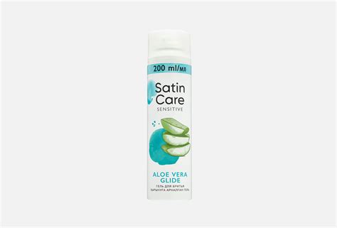 Gillette Гель для бритья Satin Care Aloe 200 мл — купить, цена в Москве