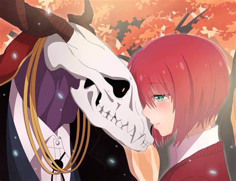 Hatori Chise And Elias Ainsworth Mahou Tsukai No Yome Drawn By Kukie