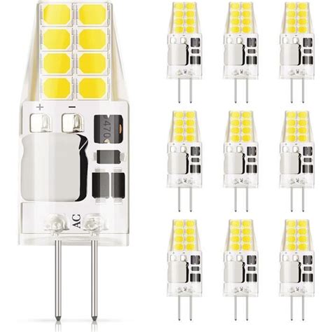 Ampoule Led G4 Blanc Froid 6000K 12V Non Dimmable 2W Équivalent 20W