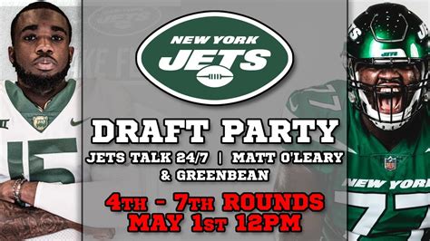 New York Jets Draft Party Jets Talk 24 7 Matt O Leary GreenBean