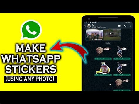 How To Make Your Own Whatsapp Stickers On Android YouTube