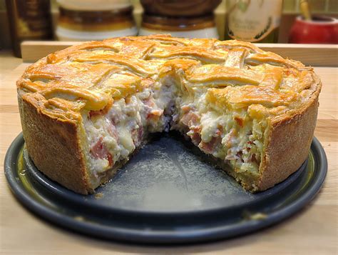 Recipe Babbo Finzis Pizzagaina Pizza Rustica Grand Voyage Italy