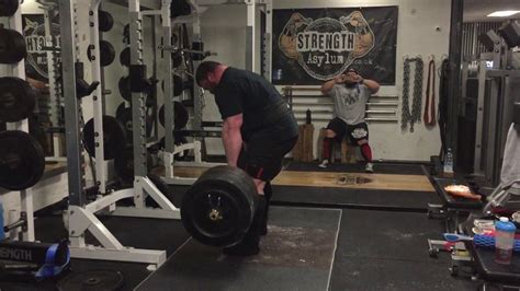 Eddie Hall Deadlifts 400kg For 5 Reps At Strength Asylum Youtube