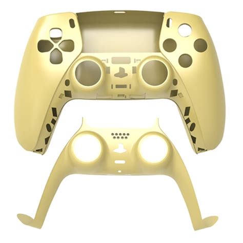 Ps5 Dualsense Controller Top And Bottom Shell With Trim Gold