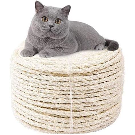 Corde En Sisal Pour Arbre À Chat 6 Mm Corde Naturelle De Rechange Pour