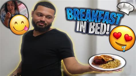 SURPRISING MY FIANCE WITH BREAKFAST IN BED YouTube