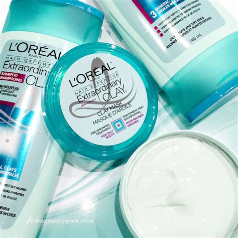 L Oreal Extraordinary Clay Haircare Beautygeeks