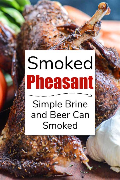 Smoked Pheasant Kitchen Laughter