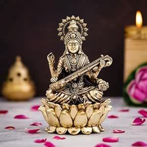 Buy Shyam Antique Creation Inch Goddess Saraswati Ji Idol Maa