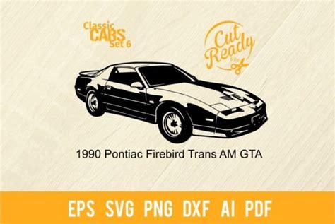 Pontiac Firebird Trans Am Gta Svg Graphic By Signreadydclipart