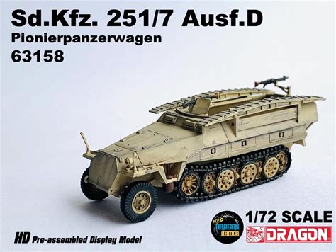 WW II German Army Sd Kfz 251 7 Ausf D Armored Engineer Vehicle