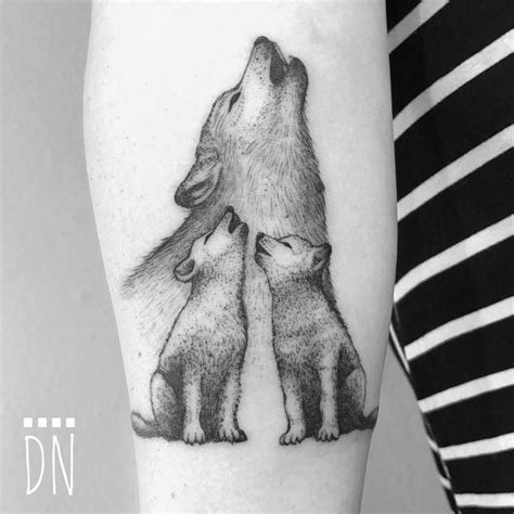 Wolf family tattoo on the inner forearm. in 2020 | Family tattoos, Wolf ...