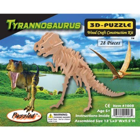 Puzzled T Rex 3d Jigsaw Puzzle 28 Piece 13 X 3 X 95 Puzzled