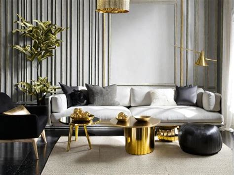 Black And Gold Living Room Decor Ideas And Inspiration