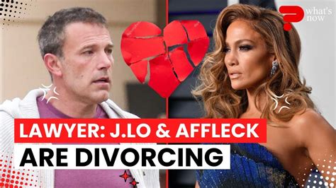 Lawyer Jennifer Lopez And Ben Affleck Are Divorcing There Could Be A