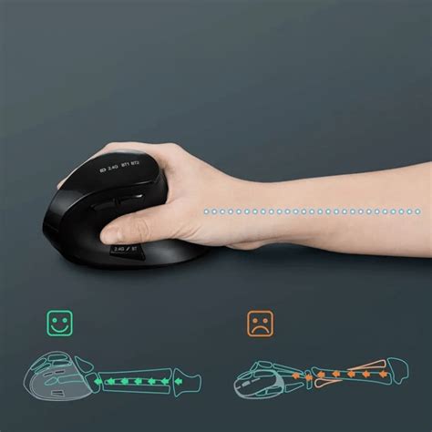 Souris ergonomique tendinite Performance Télétravail