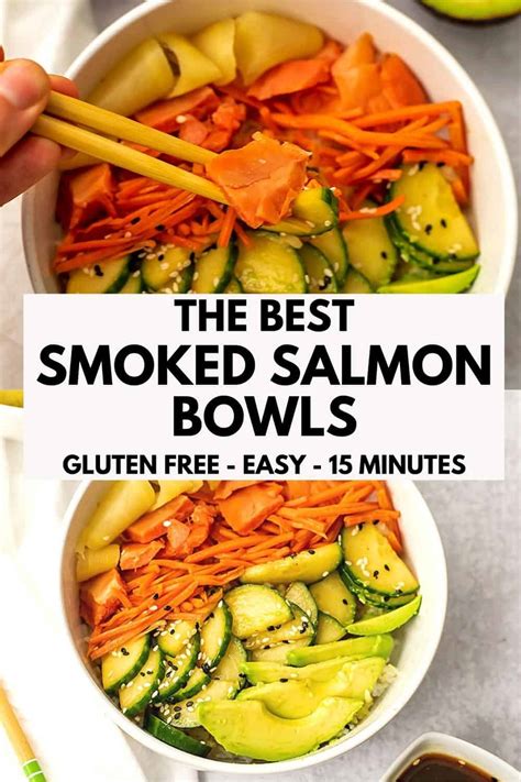 Easy Smoked Salmon Bowls 15 Minute Meal Bites Of Wellness