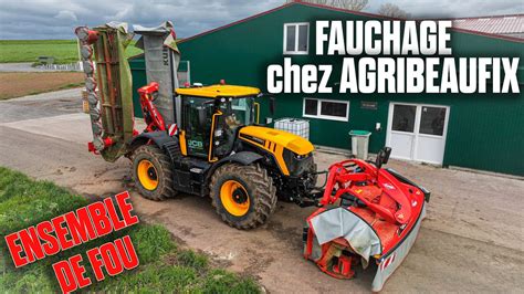 Fauchage Chez Agribeaufix Avec Un Groupe Kuhn M Stopp Par