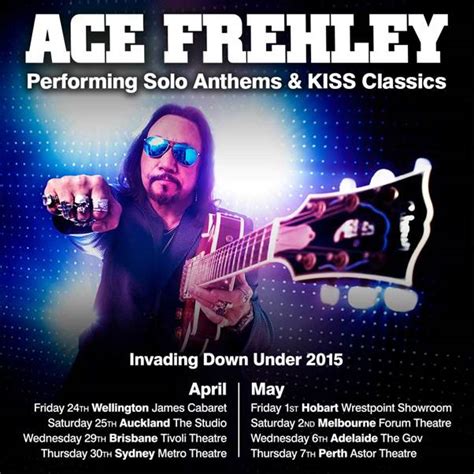 Ace Frehley announces Australian & New Zealand Tour – Spotlight Report "The Best Entertainment ...