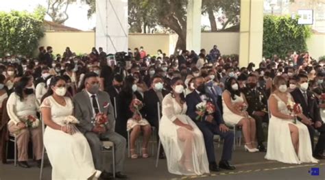 EN VIDEO Unas 200 Parejas Contraen Matrimonio En Una Ceremonia