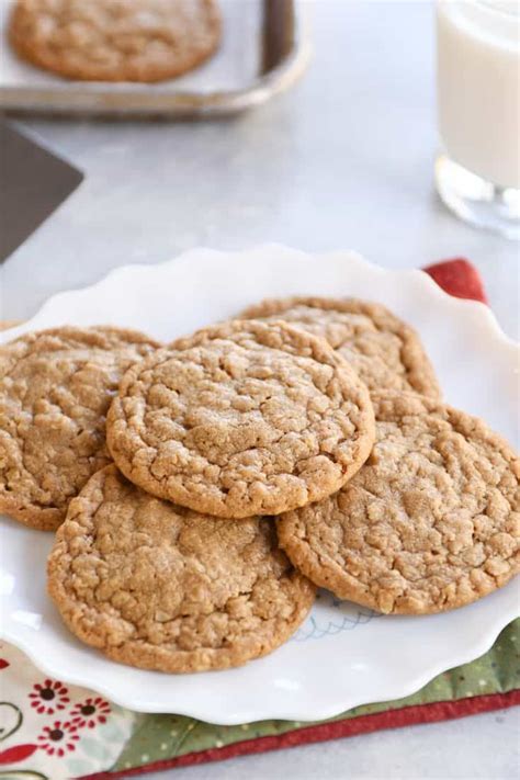 Gingerbread Cookie Butter Oatmeal Cookies Recipe Soft Gingerbread