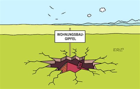 Wohnungsbaugipfel Von Erl Politik Cartoon Toonpool